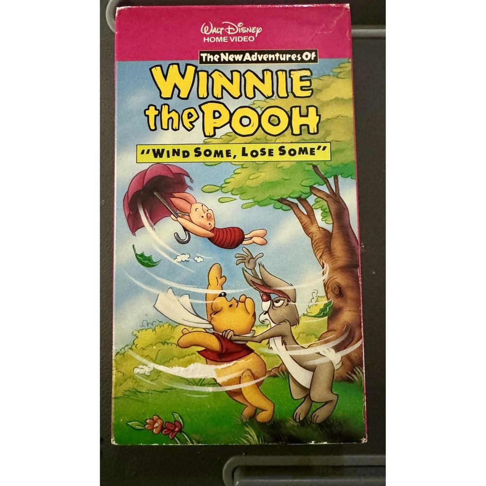 New Adventures of Winnie the Pooh Vol 5 "Wind Some,‎ Lose Some" VHS, 1991 Disney